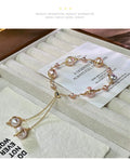 Candy Color Freshwater Pearl Woven Bracelet | Adjustable Size