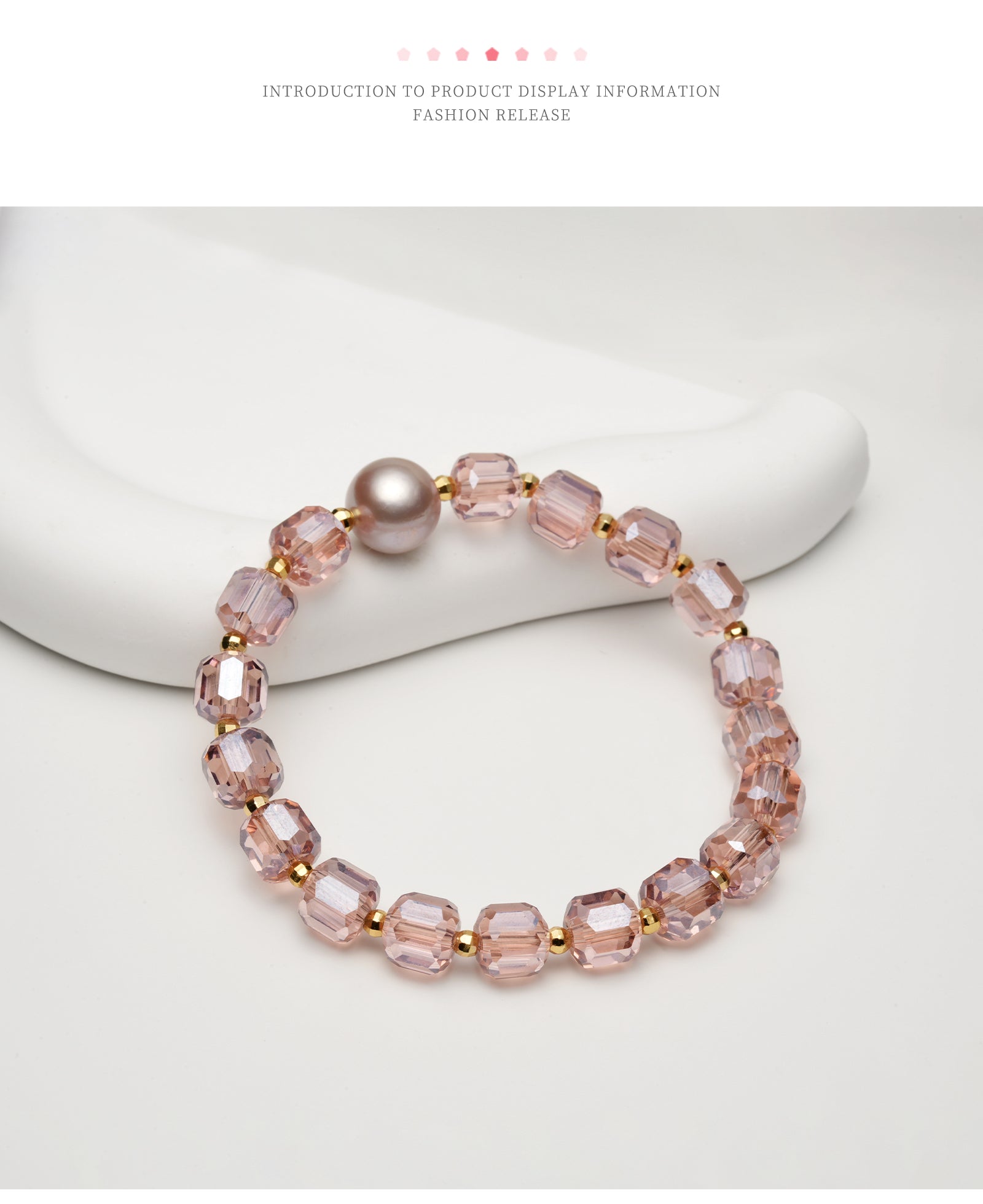 Amethyst Freshwater Pearl Bracelet | Purple Crystal Stretch Bracelet for Women | Elegant Healing Style Jewelry