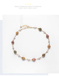 Colourful Stone & Freshwater Pearl Necklace